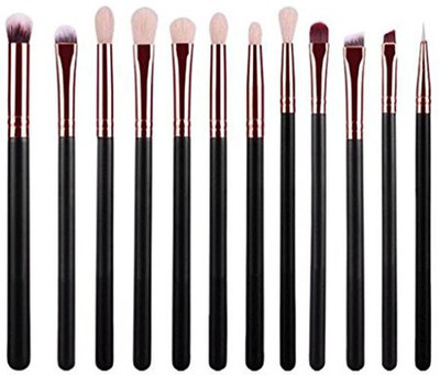 

Leoy88 New Pro Cosmetic Brush Makeup Brush Sets Kits Tools(Pack of 12)