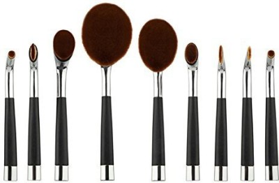 

Ace Makeup Brushes Set Oval Golf Toothbrush Powder Foundation Concealer Face Cream Brush Cosmetic Tools(Pack of 9)