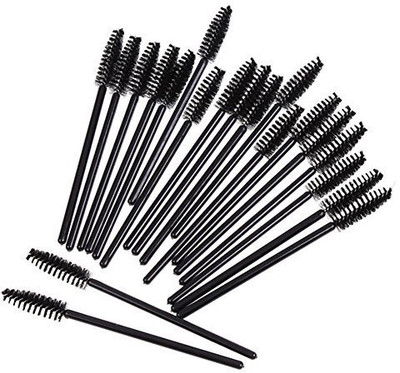 

Shot-in Makeup Disposable Eyelash Mini Brushes Mascara Wands Applicator Spoolers (black)(Pack of 50)