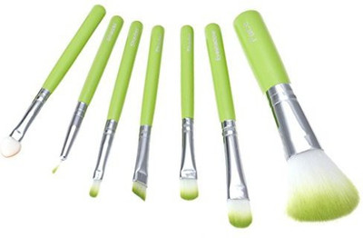 

Voberry ® Professional Cosmetic Makeup Brush Set Kit (green)(Pack of 7)