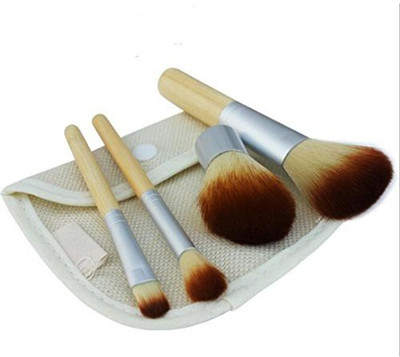 

Joylive Bamboo Handle Makeup Brush Set Make Up Brushes Blush Brush Eyeshadow Brush(Pack of 4)