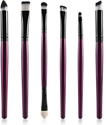 

Toopoot Beauty Brush , Makeup Brush Set Lip Brush Eyeshadow Brush Eyebrows Tools (purple)(Pack of 6)
