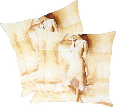

Sleep Nature's Printed Cushions Cover(Pack of 2, 30.63 cm*30.63 cm, Multicolor)