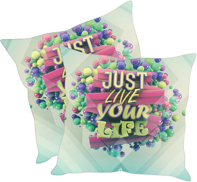 

Sleep Nature's Printed Cushions Cover(Pack of 2, 40.63 cm*40.63 cm, Multicolor)