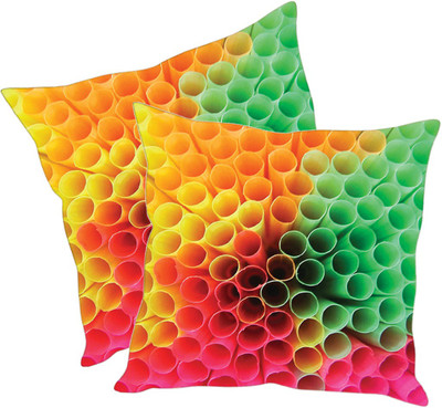 

Sleep Nature's Printed Cushions Cover(Pack of 2, 30.63 cm*30.63 cm, Multicolor)