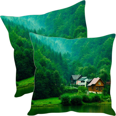 

Sleep Nature's Printed Cushions Cover(Pack of 2, 30.63 cm*30.63 cm, Multicolor)