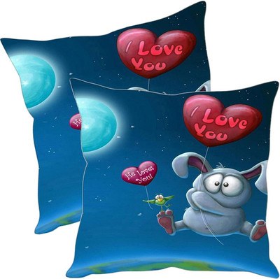 

Sleep Nature's Printed Cushions Cover(Pack of 2, 40.63 cm*40.63 cm, Multicolor)