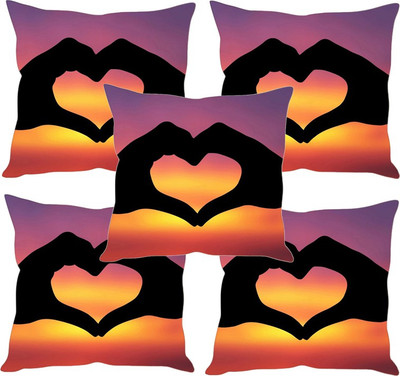 

Sleep Nature's Printed Cushions Cover(Pack of 5, 30.63 cm*30.63 cm, Multicolor)