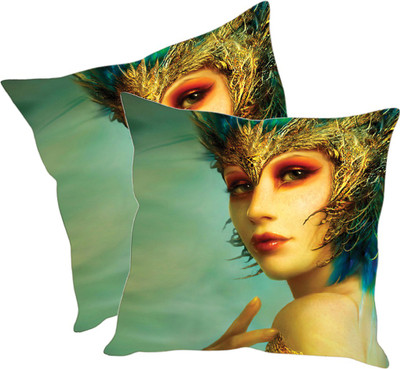 

Sleep Nature's Printed Cushions Cover(Pack of 2, 30.63 cm*30.63 cm, Multicolor)