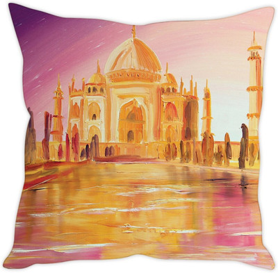 

Sleep Nature's Abstract Cushions Cover(40.63 cm*40.63 cm, Multicolor)