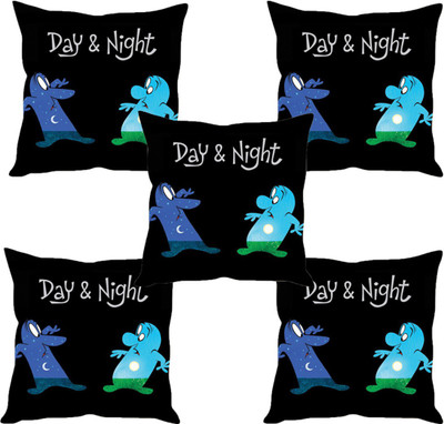 

Sleep Nature's Abstract Cushions Cover(Pack of 5, 40.63 cm*40.63 cm, Multicolor)