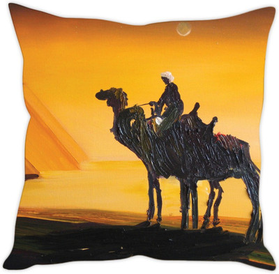 

Sleep Nature's Abstract Cushions Cover(40.63 cm*40.63 cm, Multicolor)