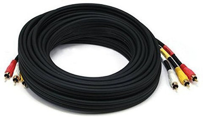 

Monoprice 6338443 RCA Audio Video Cable(Computer, TV, Black)