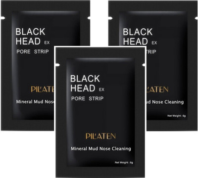 

Pilaten 3 Pack (18 GM) Blackhead Remover Mask Anti Tan Peel Off(18 g)