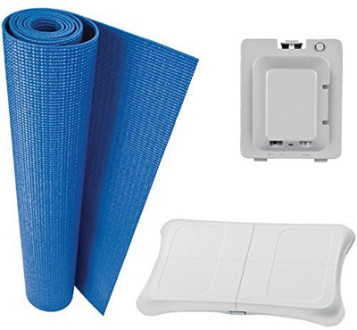 

CTA Digital 3 in 1 Combo Kit for Wii Fit Wi-WFK Gaming Accessory Kit(Blue, For Wii)
