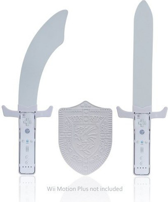 

CTA Digital Gladiator Kit for Wii Wi-SCK Gaming Accessory Kit(Silver, For Wii)