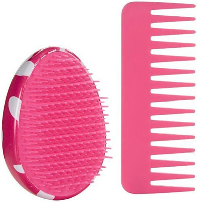 

Scunci Printed Detangle Brush with Matching Comb - Hearts - 2 ct