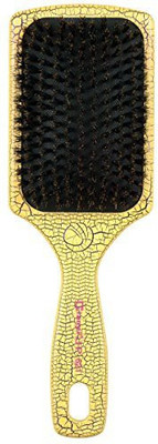 

Dianyi 100% Boar Bristle Paddle Brush, Durable And Lasting Luxury Patent Leather, Surface Crack (Yellow)