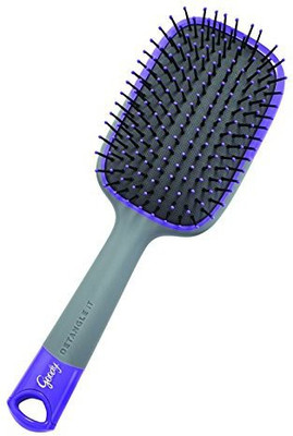 

Goody Detangle It Paddle Hair Brush, Purple/Grey (Pack of 3)