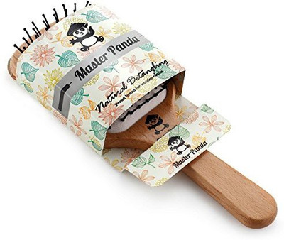

Master Panda Detangling Hair Brush - Beechwood Paddle