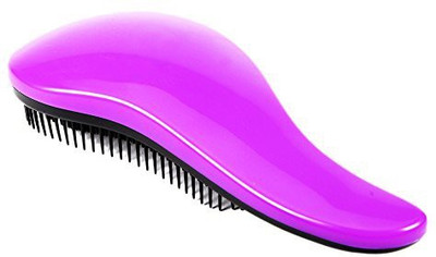 

eReeder Beauty Hair Brush Anti-static Detangling Comb for All Hair Types Wet/ Dry Hair with Purple Color