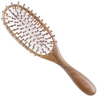

Breezelike Sandalwood Hair Brush - Big Size Wooden Natural Hair Detangler