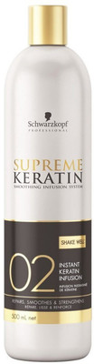 

Schwarzkopf Supreme Keratin Smoothing Infusion System (02) Instant Keratin Infusion mask(480 ml)