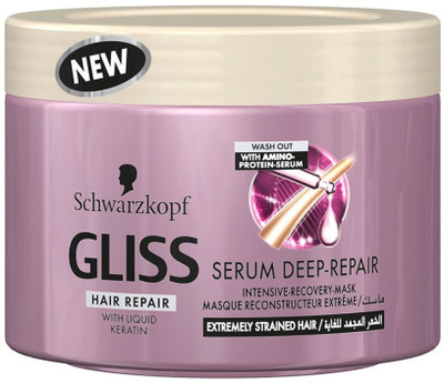 

Schwarzkopf Gliss Serum Deep Repair Intensive Recovery Hair Mask With Liquid Keratin(200 ml)