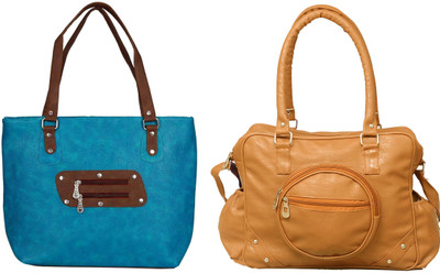 

Vera Stayle Hand-held Bag(Blue, Yellow)