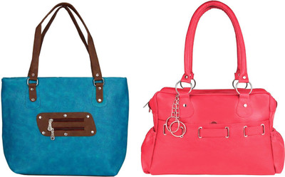 

Vera Stayle Hand-held Bag(Blue, Pink)