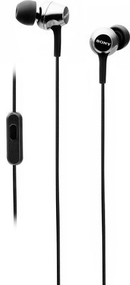 

Sony MDR-EX255AP Wired Headset with Mic(Black, In the Ear)