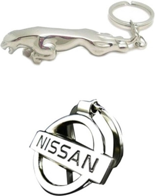 

Alexus Jaguar And Nissan Key Chain(Silver)