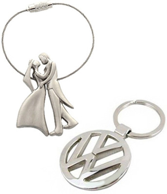 

Alexus Couple And Suzuki Key Chain(Silver)