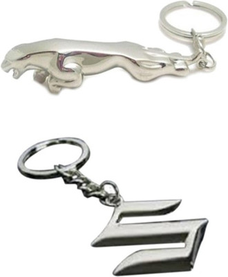 

Alexus Jaguar And Suzuki Key Chain(Silver)