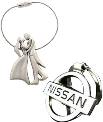 

Alexus Couple And Guitar Key Chain(Silver)