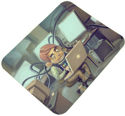 

Clapcart designer-printed-mousepad-0048 Mousepad(Multicolor)