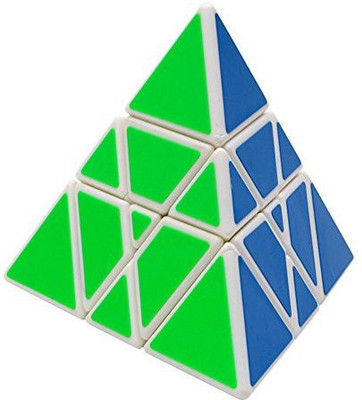 

YKL WORLD Triangle Pyramid Magic Speed Cube Pyraminx Smooth Turner Twist Puzzle Intelligence Children S Toy White(1 Pieces)
