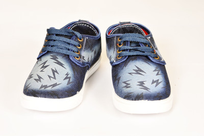 

6Four Shoes Canvas Shoes For Men(Blue
