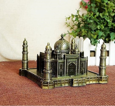 

PragAart Taj Mahal Decorative Showpiece - 6 cm(Iron, Multicolor)