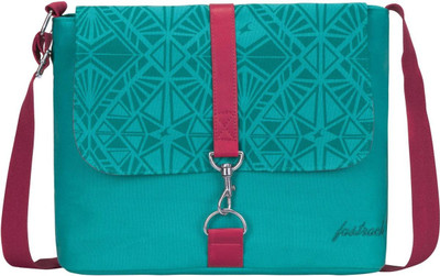 

Fastrack Women Casual Blue Canvas Sling Bag