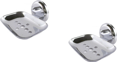 

DECZO Style Set of 2 Stainless Steel Soap Holders(Silver)