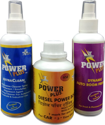 

Power Plus Combo pack of Diesel Power Booster+Extraclean+Dynamic Room/Car Freshner Engine Cleaner(285 ml)