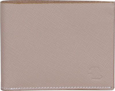 

RLE Men Beige Genuine Leather Wallet(3 Card Slots)