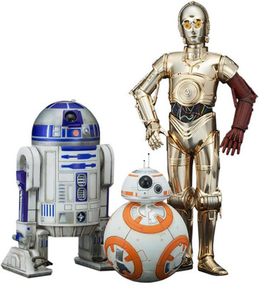 

Kotobukiya Star Wars C-3PO & R2-D2 With BB-8 ArtFx + Statue(Multicolor)