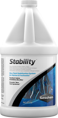 

Seachem Stability 2 L (67.6 fl oz) | New tank stabilization system for marine and freshwater | Rapidly and safely establishes bio-filter | Prevents Magnetic Aquarium Cleaner( )