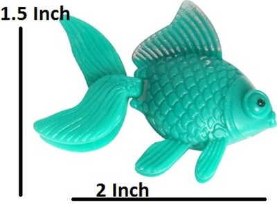 

SRI Artificial Plastic Fish Ornament 3 Pcs For Fish Aquarium Laterite Unplanted Substrate(Multicolor)