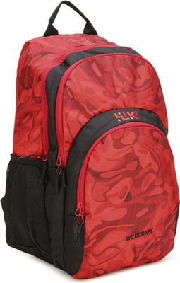 

Wildcraft Sail 8 L Medium Backpack(Red), Black;red