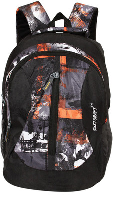 

Justcraft Foldy 25 L Backpack(Multicolor), Black;orange