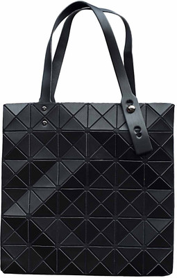

Yellow Bee Yellow Bee Matte Black Geometry Tote Bag Waterproof Shoulder Bag(Black, 7)