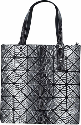 

Yellow Bee Yellow Bee Black and White Python Print Geometry Tote Bag Waterproof Shoulder Bag(Black, 7)